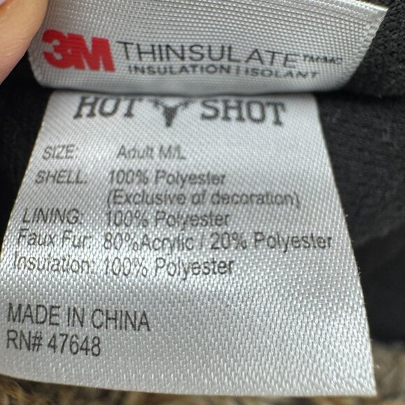 Hot Shot Realtree Women Insulated Trapper w/ Faux Fur One Size Pink Camo Outdoor - Picture 11 of 11